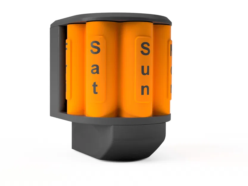 Hộp đựng thuốc Revolver từ tính, tùy chỉnh được - Image 10