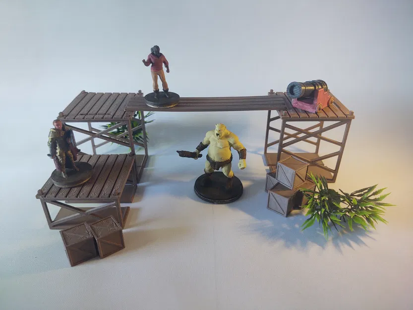 Giàn giáo mô-đun (Modular Scaffolding) | Tháp và cầu nối cho DnD/TTRPG - Image 1