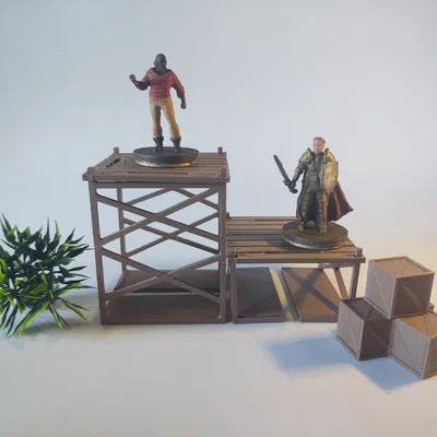 Giàn giáo mô-đun (Modular Scaffolding) | Tháp và cầu nối cho DnD/TTRPG