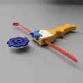 Bộ đồ chơi Beyblade in 3D tự lắp ráp cực thú vị - Thumbnail 1