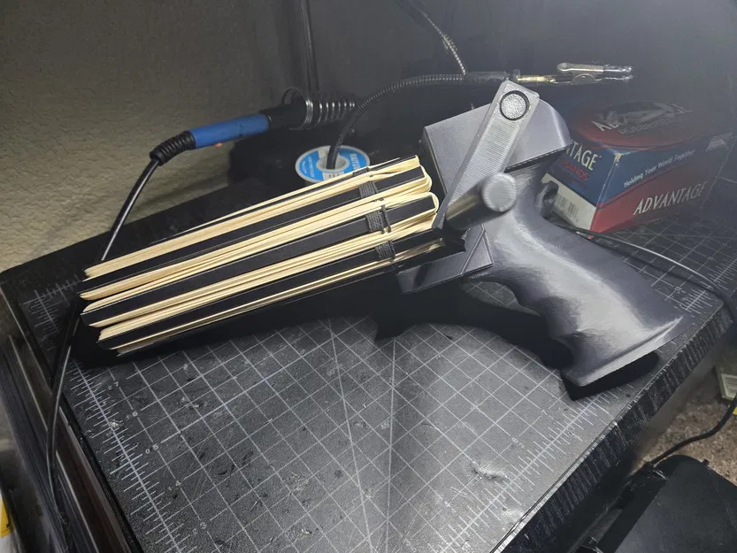 SÚNG GATLING BẮN DÂY THUN (GATLING RUBBER BAND GUN) - Image 1