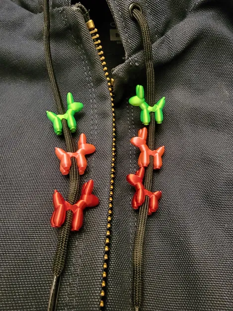 Đầu rút dây hình chó bóng bay - Phụ kiện cho áo hoodie/áo khoác - Image 1