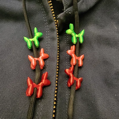 Đầu rút dây hình chó bóng bay - Phụ kiện cho áo hoodie/áo khoác