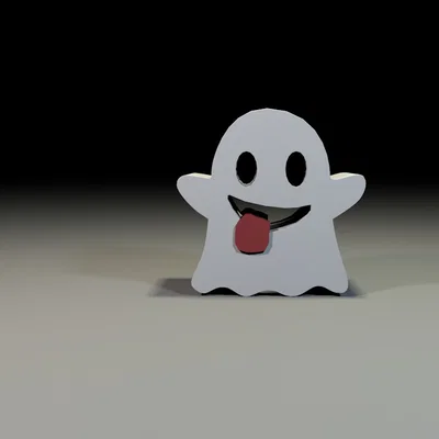 Hạt xỏ vòng hình bóng ma (Ghost Bead) in 3D siêu đáng yêu