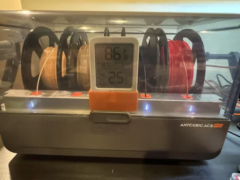 Ngàm gắn nhiệt ẩm kế Govee cho Anycubic Kobra 3 Combo ACE Pro - Image 2