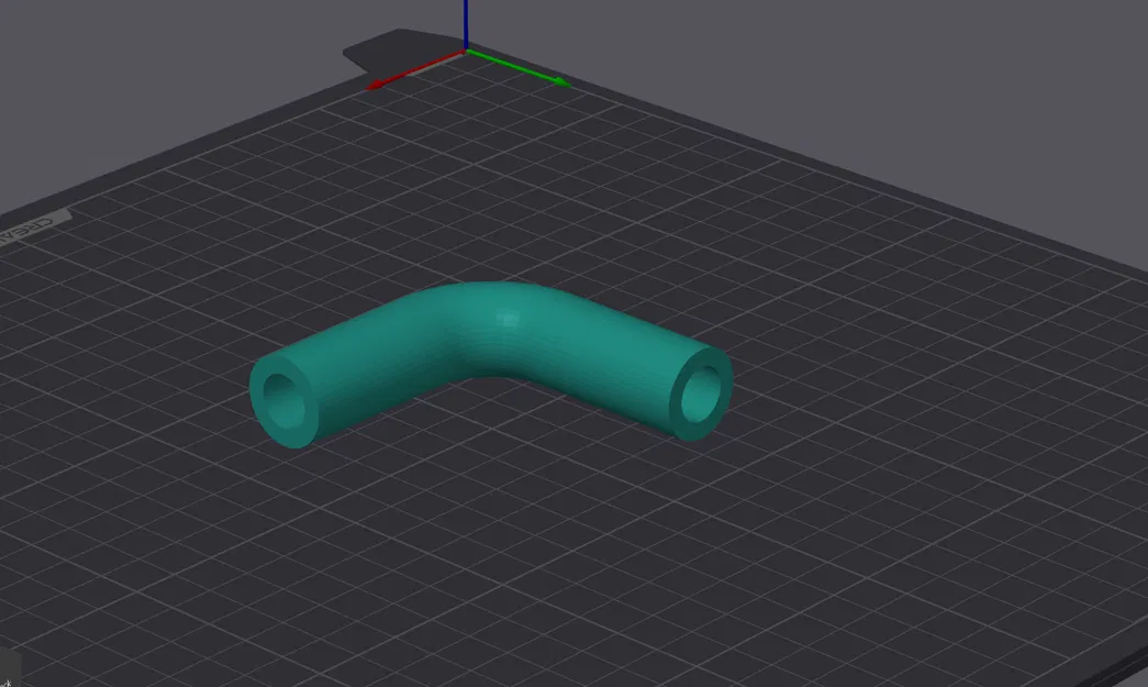 Mẫu in 3D khớp nối ống 90 độ (90 degree elbow-pipe) bền bỉ - Image 1