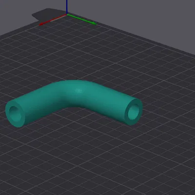 Mẫu in 3D khớp nối ống 90 độ (90 degree elbow-pipe) bền bỉ