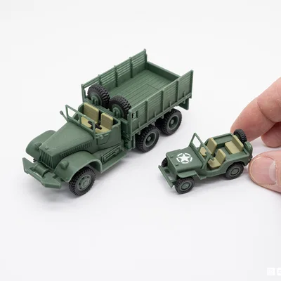 Mô hình Kit Card Xe Tải Quân Sự