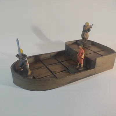 Keelboat - Thuyền cho DnD/TTRPG