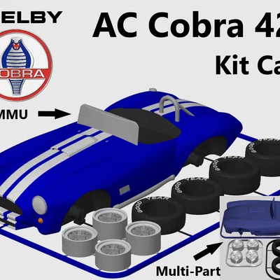 Shelby AC Cobra 427 Kit Card (Tỉ lệ 1:24)