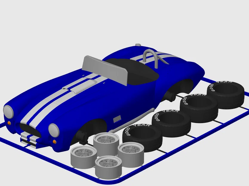 Shelby AC Cobra 427 Kit Card (Tỉ lệ 1:24) - Image 8