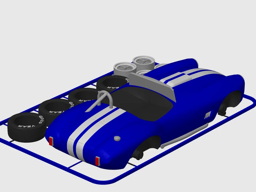 Shelby AC Cobra 427 Kit Card (Tỉ lệ 1:24) - Image 9