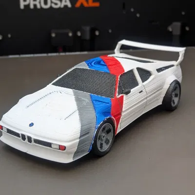 Mô hình lắp ráp BMW M1 Procar Kit Card (tỷ lệ 1:24)