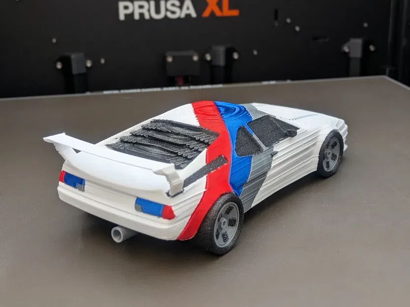 Mô hình lắp ráp BMW M1 Procar Kit Card (tỷ lệ 1:24) - Image 3