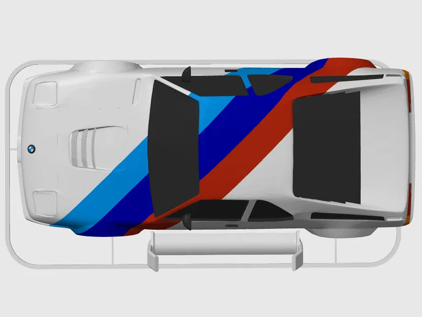 Mô hình lắp ráp BMW M1 Procar Kit Card (tỷ lệ 1:24) - Image 8