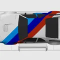 Mô hình lắp ráp BMW M1 Procar Kit Card (tỷ lệ 1:24) - Thumbnail 8