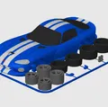 Mô hình Kit Card Dodge Viper GTS Coupé (SR II) (Tỷ lệ 1:24) - Thumbnail 5