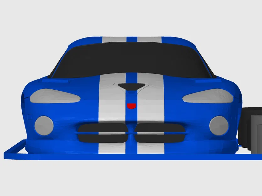 Mô hình Kit Card Dodge Viper GTS Coupé (SR II) (Tỷ lệ 1:24) - Image 7
