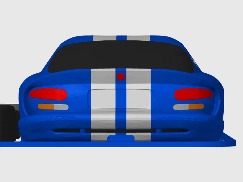 Mô hình Kit Card Dodge Viper GTS Coupé (SR II) (Tỷ lệ 1:24) - Image 8