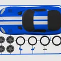 Mô hình Kit Card Dodge Viper GTS Coupé (SR II) (Tỷ lệ 1:24) - Thumbnail 10