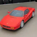 Mô hình Ferrari Testarossa Kit Card (phiên bản phim Miami Vice và Wolf of Wall Street) - Thumbnail 2