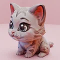 Mô hình chú mèo con với phần đầu cử động linh hoạt - Thumbnail 9