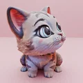 Mô hình chú mèo con với phần đầu cử động linh hoạt - Thumbnail 12