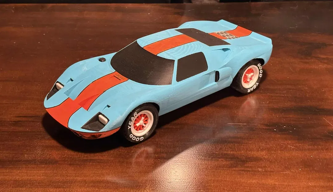 Mô hình Ford GT 40 (Le Mans) Kit Card (Tỷ lệ 1:24) - Image 2