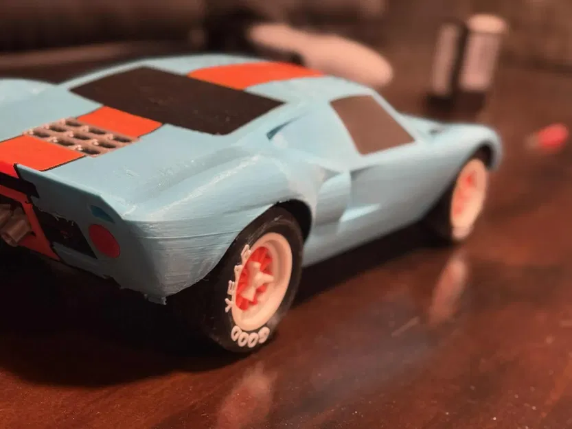 Mô hình Ford GT 40 (Le Mans) Kit Card (Tỷ lệ 1:24) - Image 4