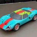 Mô hình Ford GT 40 (Le Mans) Kit Card (Tỷ lệ 1:24) - Thumbnail 5