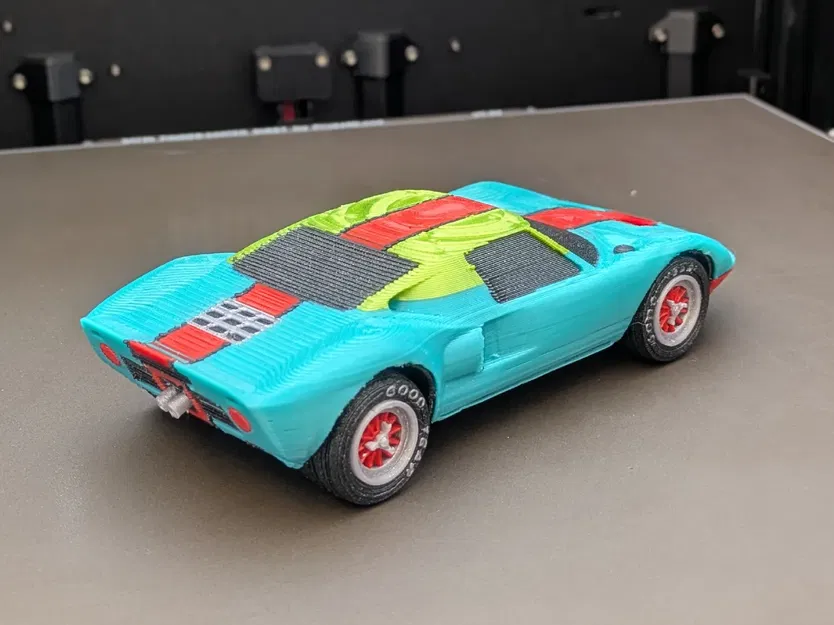 Mô hình Ford GT 40 (Le Mans) Kit Card (Tỷ lệ 1:24) - Image 6