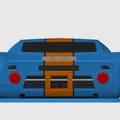 Mô hình Ford GT 40 (Le Mans) Kit Card (Tỷ lệ 1:24) - Thumbnail 10