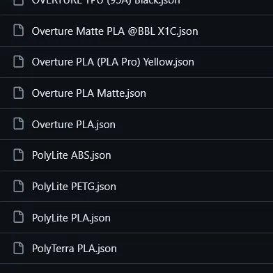 Bộ sưu tập presets cho Bambu Studio / Orca Slicer