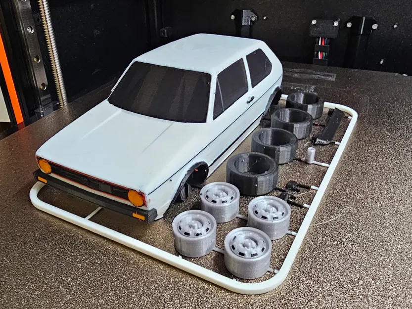 Mô hình Kit Card xe Volkswagen Golf GTI (Mk 1) - Image 4