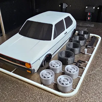 Mô hình Kit Card xe Volkswagen Golf GTI (Mk 1)