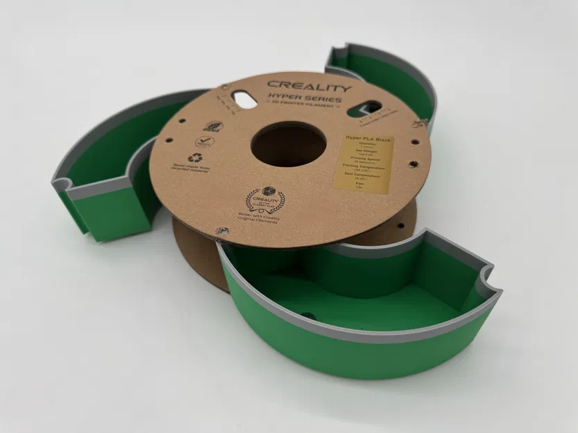 Ngăn kéo/Bộ sắp xếp đồ từ cuộn nhựa cũ (3 ngăn) - Image 5