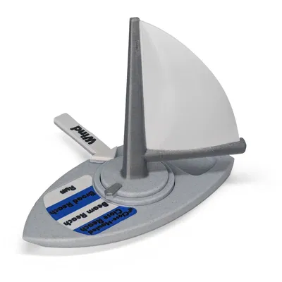 Mô hình thuyền buồm với cánh buồm tự điều chỉnh - Giáo cụ trực quan