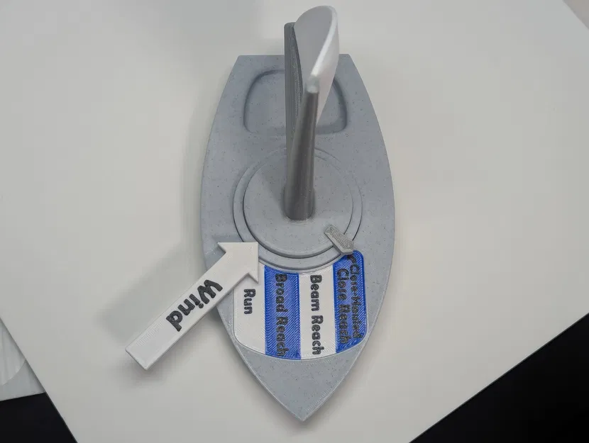 Mô hình thuyền buồm với cánh buồm tự điều chỉnh - Giáo cụ trực quan - Image 5