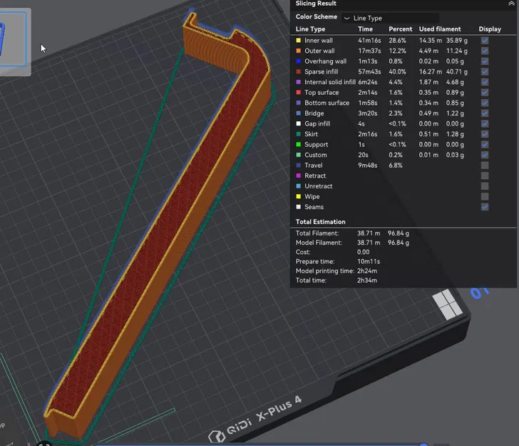 Super Qidi Plus 4 Lid Spacer - Miếng đệm nắp máy in 3D - Image 8