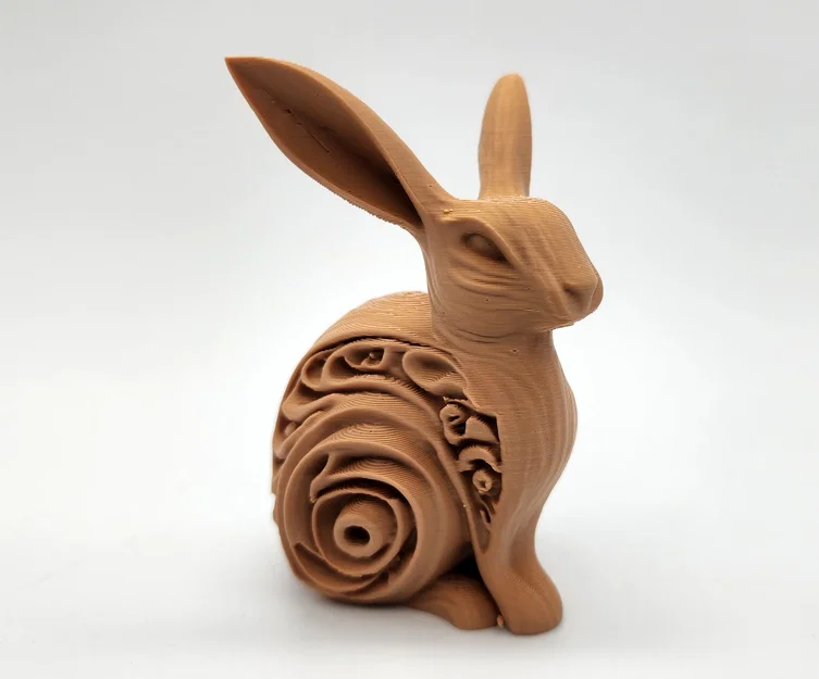 Tượng Thỏ Chạm Khắc Gỗ #1 - Image 1