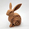 Tượng Thỏ Chạm Khắc Gỗ #1 - Thumbnail 2