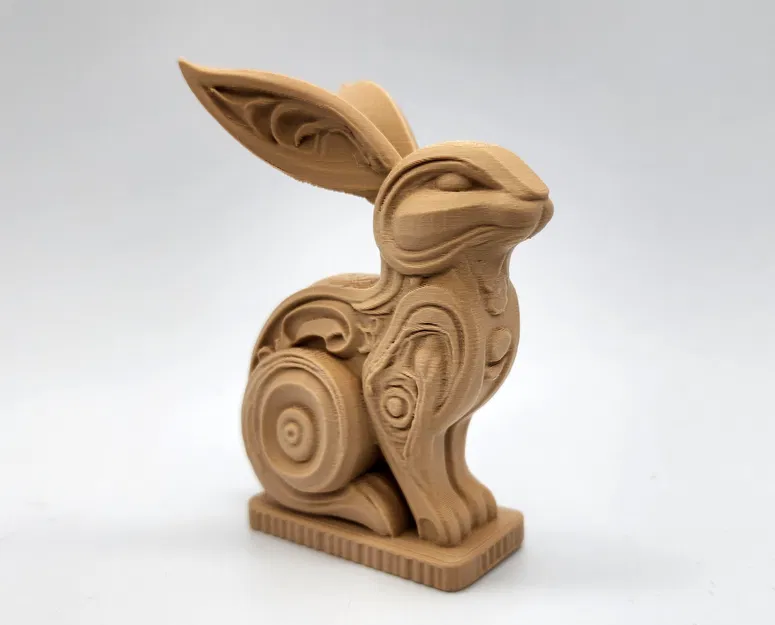 Tượng chú thỏ gỗ điêu khắc #2 - Image 7