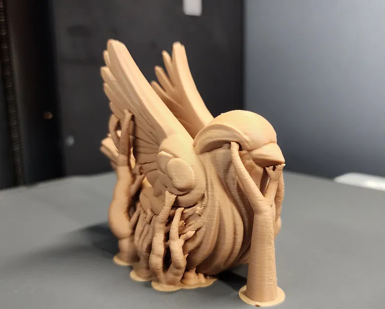 Mô hình Chim sẻ chạm gỗ - Image 5