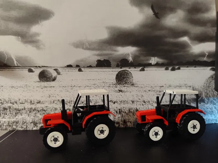 Mô hình xe máy cày Zetor 7745 cho bé - Image 2