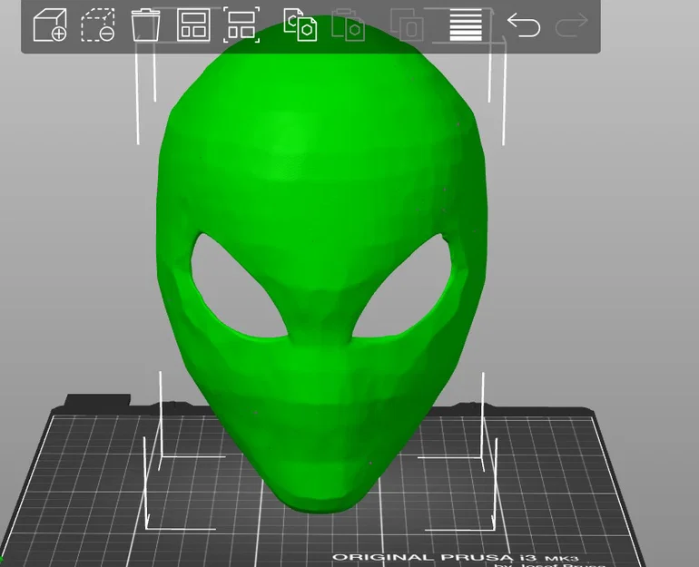 Mô hình mặt nạ Spiderman (Spiderman carnival mask) in 3D - Image 2