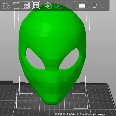 Mô hình mặt nạ Spiderman (Spiderman carnival mask) in 3D