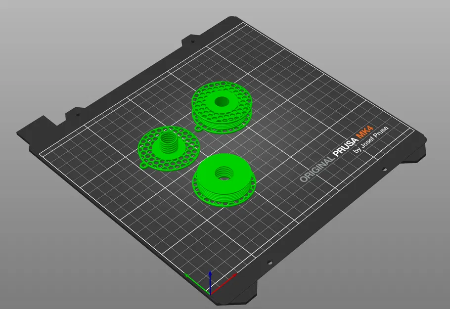 Móc khóa cuộn nhựa in 3D Filament Spool mini cực đẹp - Image 2
