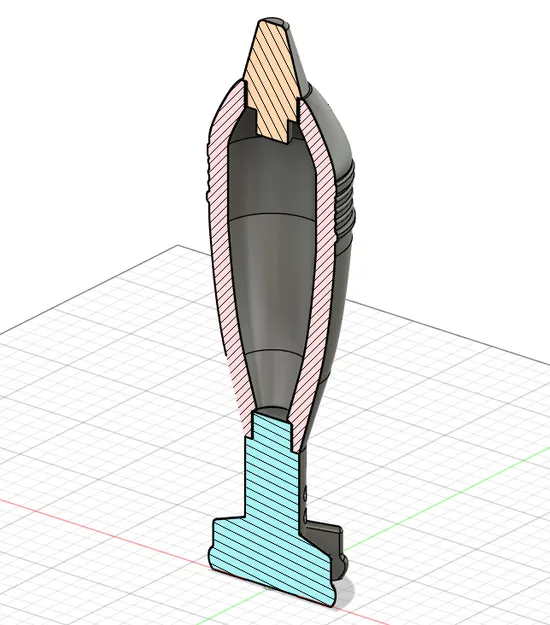 Mô hình đạn cối 82mm tỉ lệ 1:1 - Image 5