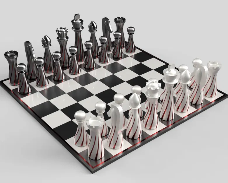 Bộ Cờ Vua Thiết Kế Hiện Đại - "Phoenix" - Image 1