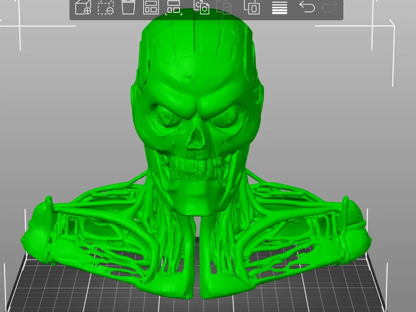 Mô hình tượng bán thân T-800 (T-800 Bust) chất lượng cho fan in 3D - Image 2